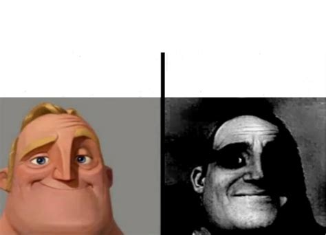 Mr. Incredible meme template